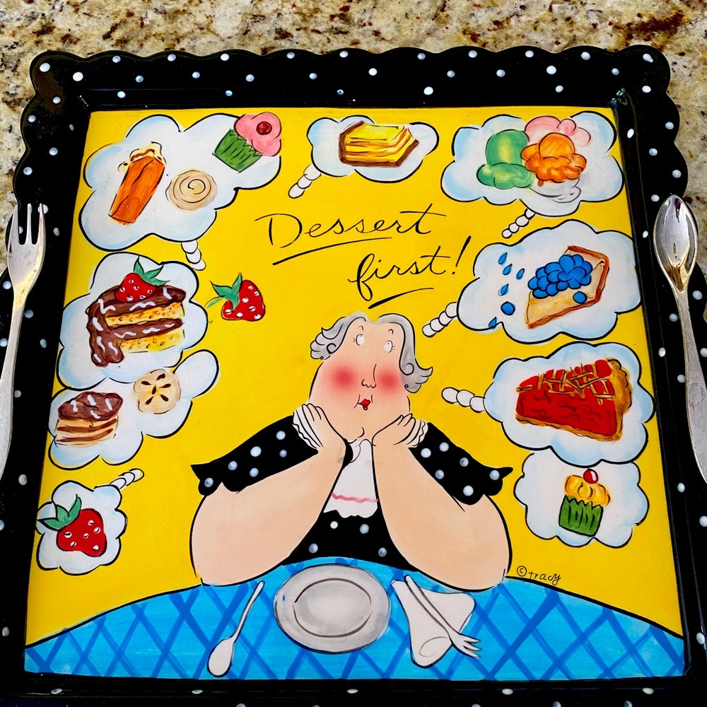 Serving plate or Decorative plate